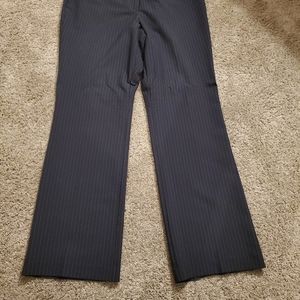 Black pin striped dress pants